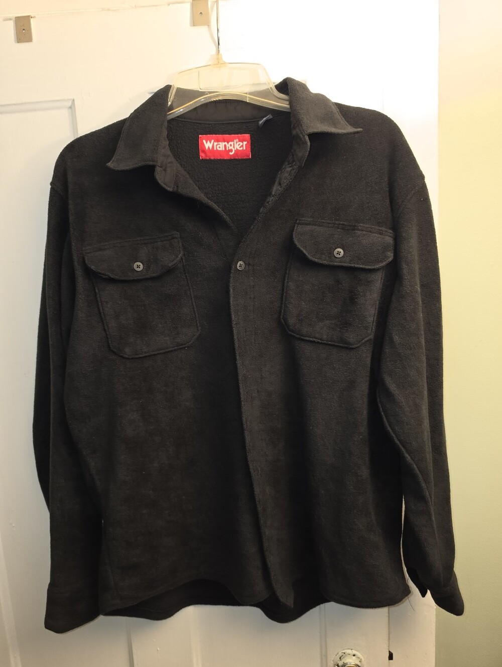 Retro 90s Wrangler Men's Fleece shacket